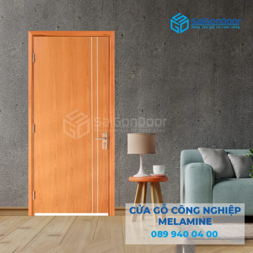 Cửa Gỗ MDF Veneer P1R2-Xoan Đào-SGD