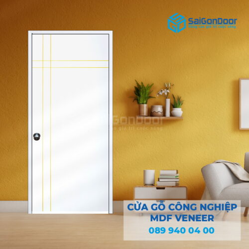 Cửa Gỗ MDF Veneer P1R4a-C1-SGD