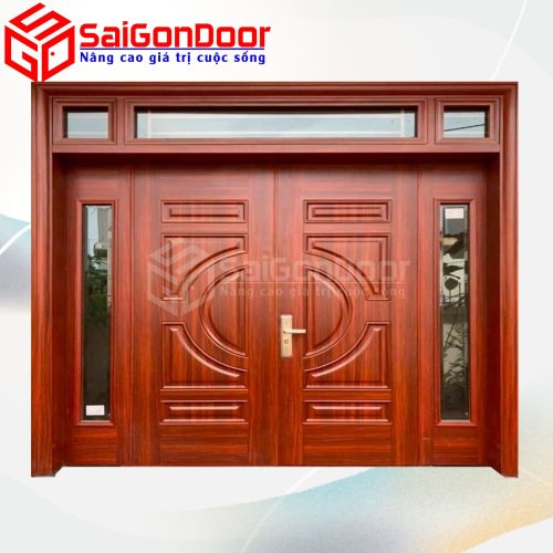 Cửa Thép Vân Gỗ SGD-KM.TVG-4C.33