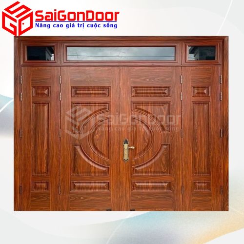 Cửa Thép Vân Gỗ SGD-KM.TVG-4C.35n.
